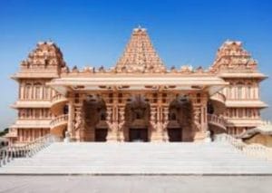 Beautiful stone carving in Chhatarpur Mandir making it one of the most beautiful temple of India