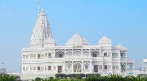 Prem Mandir Day View from Vrindavan